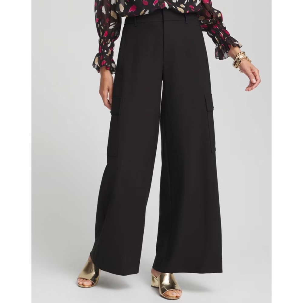 NWT Women’s Chico’s Cargo Wide Leg Pants - Size 14